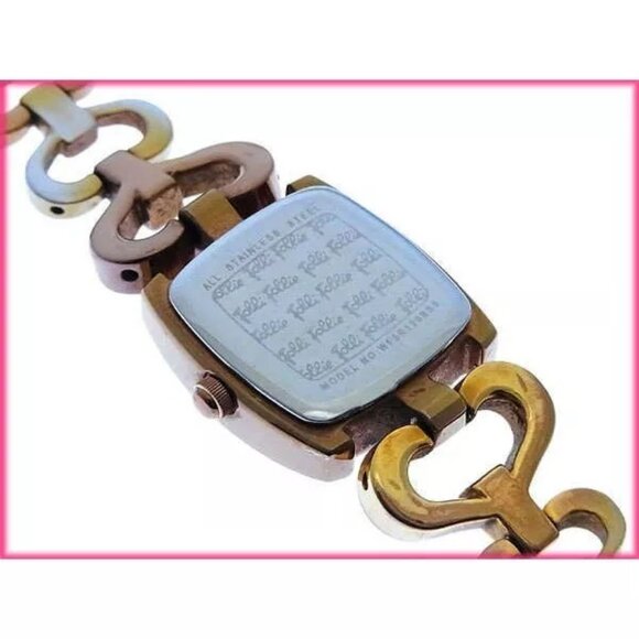 Folli Follie Watches Gold clear Woman Authentic Used main image 5